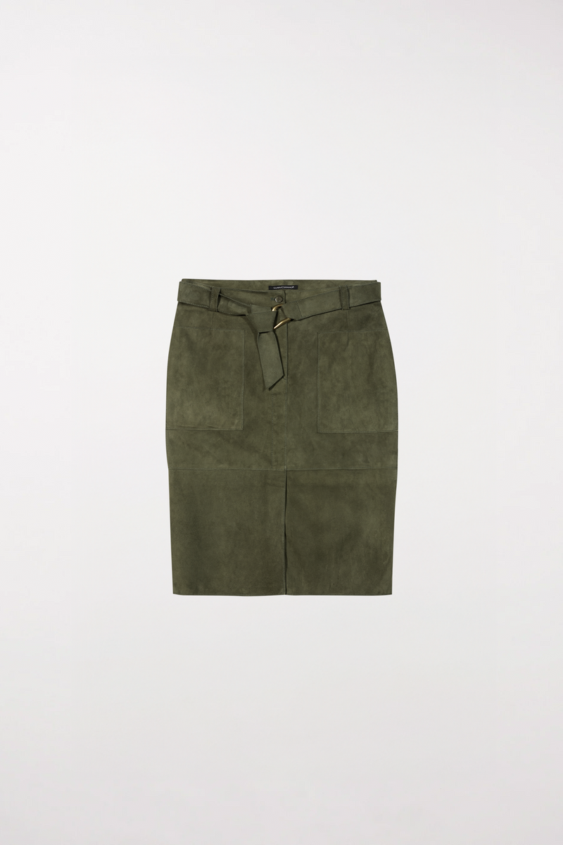 Jupe en cuir