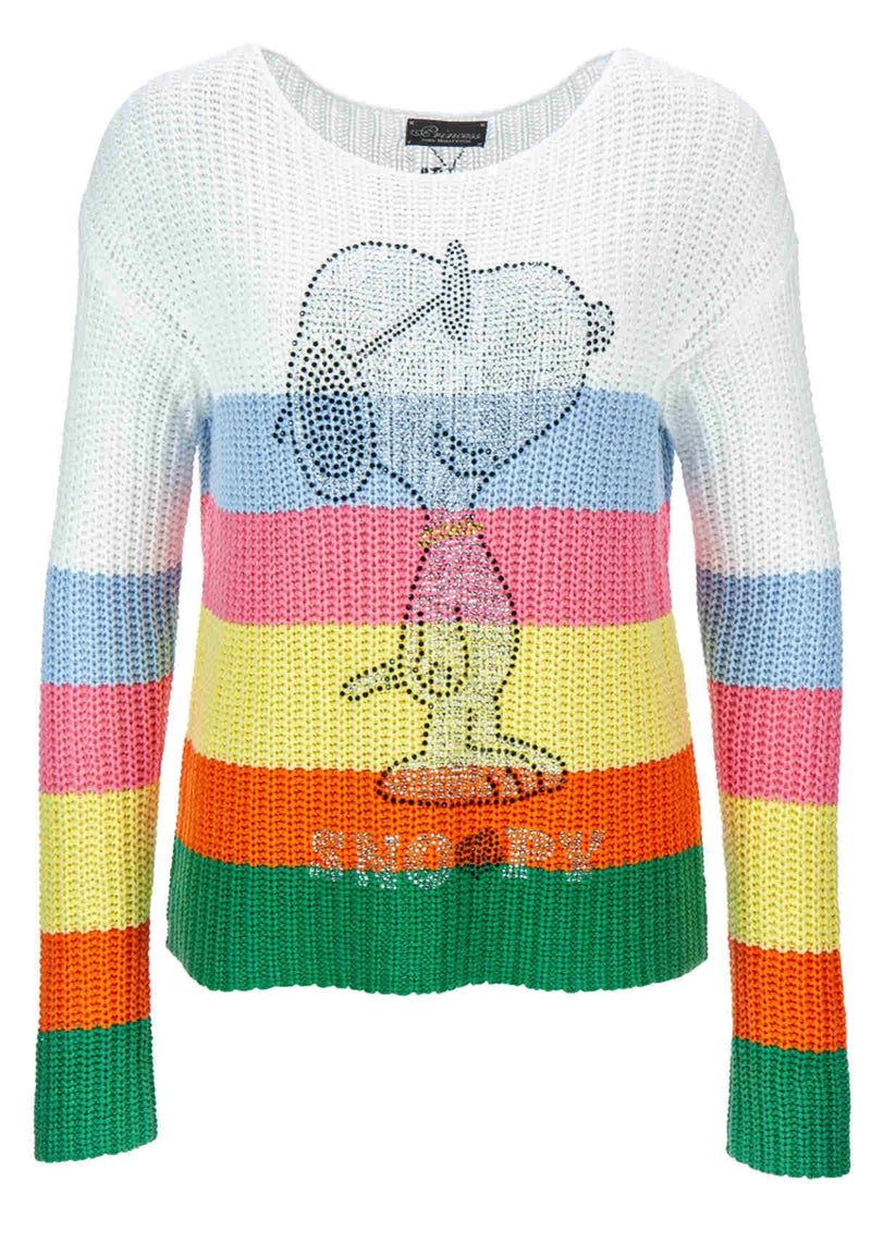 PULL-OVER SNOOPY À RAYURES