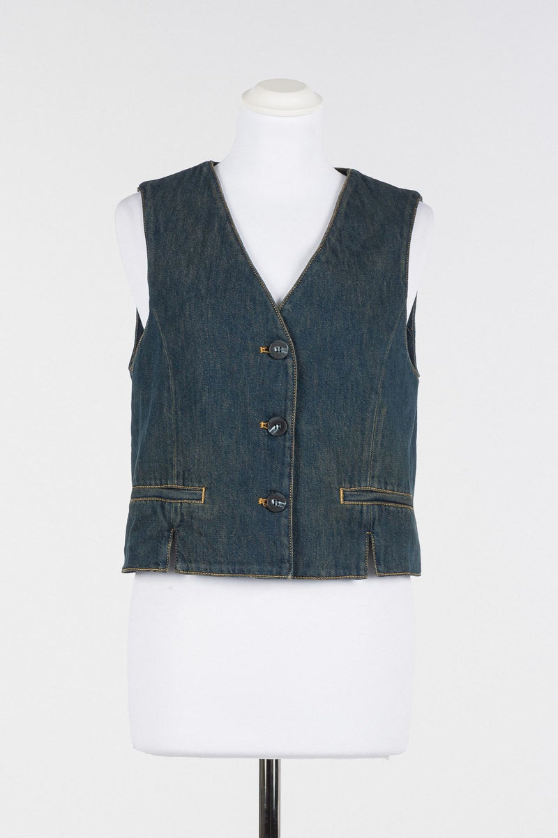 Gilet tissé